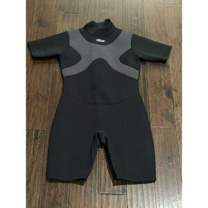 Hevto Shorty Wetsuits Men and Women 3mm Neoprene Scuba Diving Suits Surfing M1